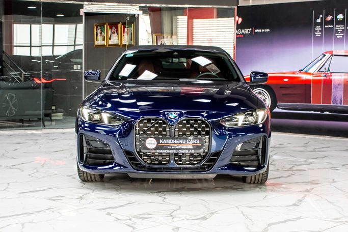 Подержанный BMW 4 Series 420i G22, G23, G26 Рестайлинг, 2.0 л, 2026 в ОАЭ, Дубай от Kamdhenu Cars Синий цвет. GCC | AUTO.AE | Объявление #283528