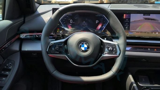 New BMW 5 Series 520i VIII (G60/G61/G68), 2.0 l, 2025 in Dubai by Auto Max Group, Grey color. GCC Specs | AUTO.AE