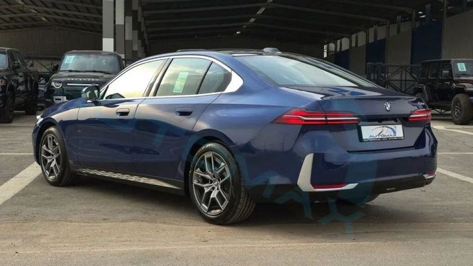 New BMW 5 Series 520i VIII (G60/G61/G68), 2.0 l, 2025 in Dubai by Auto Max Group, Light Blue color. GCC Specs | AUTO.AE