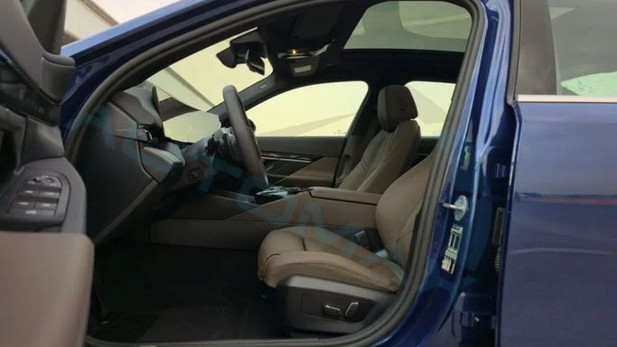 New BMW 5 Series 520i VIII (G60/G61/G68), 2.0 l, 2025 in Dubai by Auto Max Group, Light Blue color. GCC Specs | AUTO.AE
