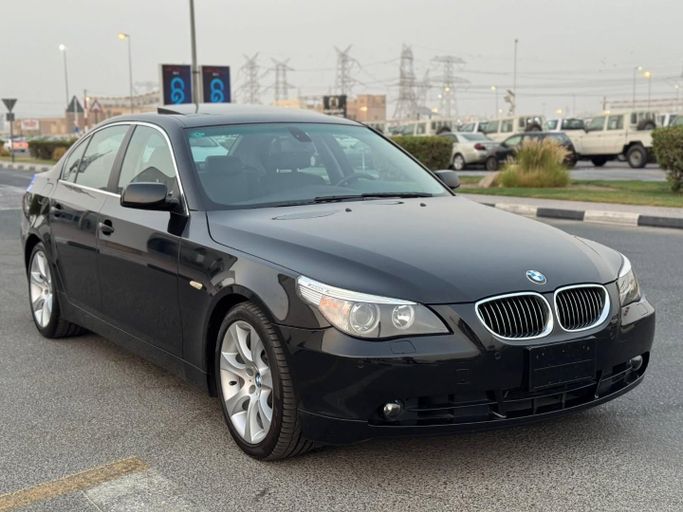 Used BMW 5 Series 545i V (E60/E61), 4.4 l, 2004 in Dubai by Saeed Auto, Black color. Japanese Specs | AUTO.AE