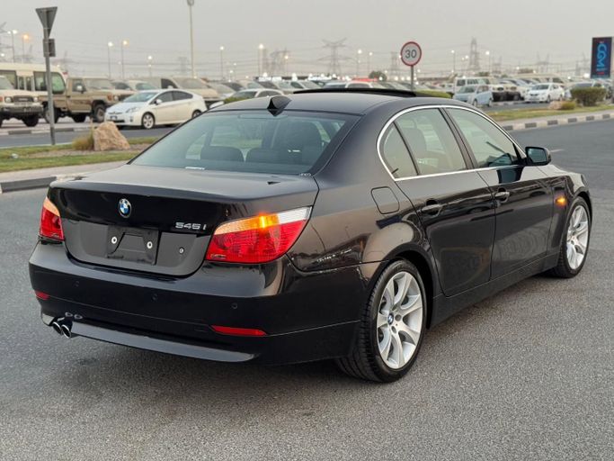 Used BMW 5 Series 545i V (E60/E61), 4.4 l, 2004 in Dubai by Saeed Auto, Black color. Japanese Specs | AUTO.AE