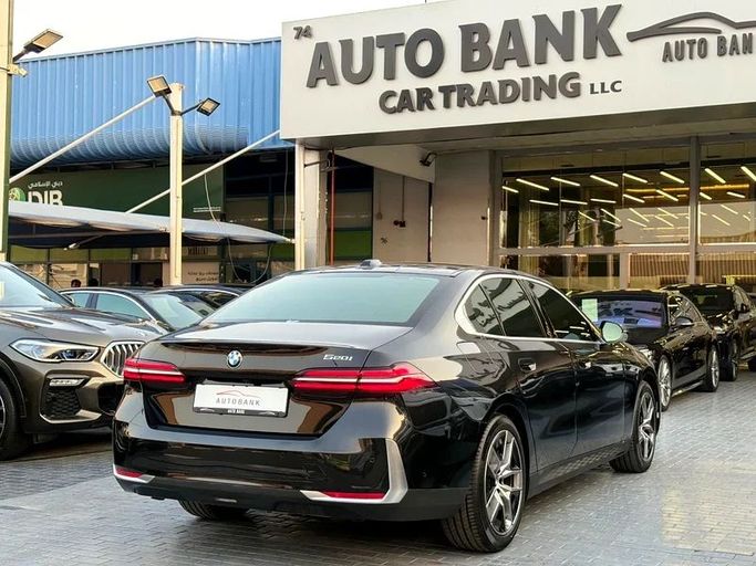 Used BMW 5 Series 520i VIII (G60/G61/G68), 2.0 l, 2024 in Dubai by Auto Bank Motors, Black color. Korean Specs | AUTO.AE