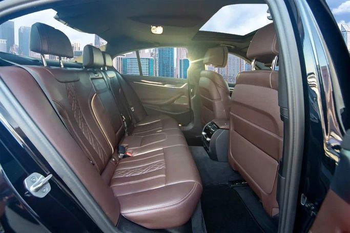 Used BMW 5 Series 530i VII (G30/G31) Facelift, 2.0 l, 2022 in Dubai by Royal Diamond Motors, Black color. Korean Specs | AUTO.AE