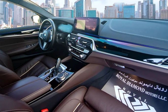 Used BMW 5 Series 530i VII (G30/G31) Facelift, 2.0 l, 2022 in Dubai by Royal Diamond Motors, Black color. Korean Specs | AUTO.AE