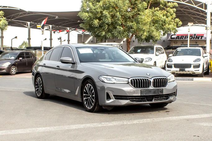 Used BMW 5 Series 520i VII (G30/G31) Facelift, 2.0 l, 2021 in Dubai by RIVER AUTO FZCO, Grey color. Korean Specs | AUTO.AE