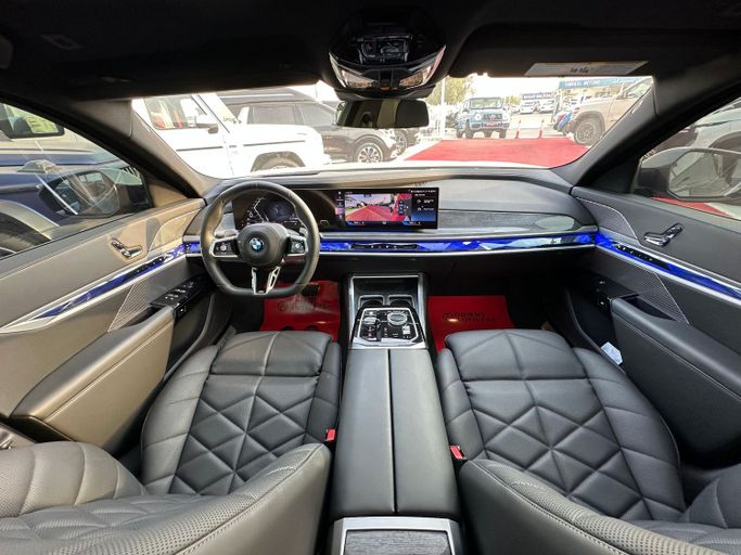 Used BMW 7 Series 740i xDrive VII (G70), 3.0 l, 2023 in Dubai by Orient Auto FZE, Black color. American Specs | AUTO.AE