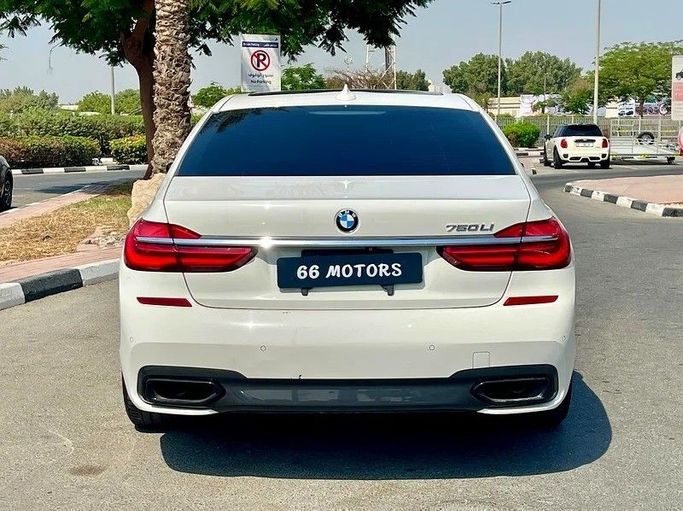 Used BMW 7 Series 750Li VI (G11/G12), 4.4 l, 2017 in Dubai by 66 Motors, White color. European Specs | AUTO.AE