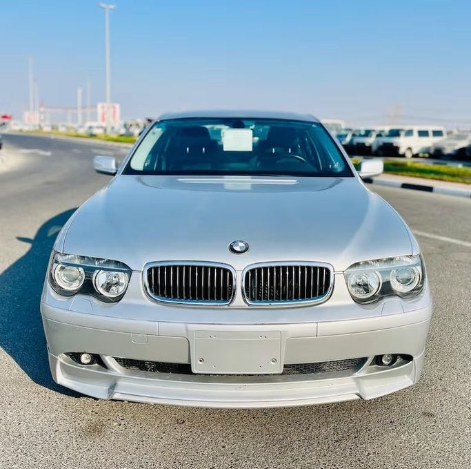 Used BMW 7 Series 735i IV (E65/E66), 3.6 l, 2003 in Dubai by Al Abbas Motors, Silver color. Japanese Specs | AUTO.AE