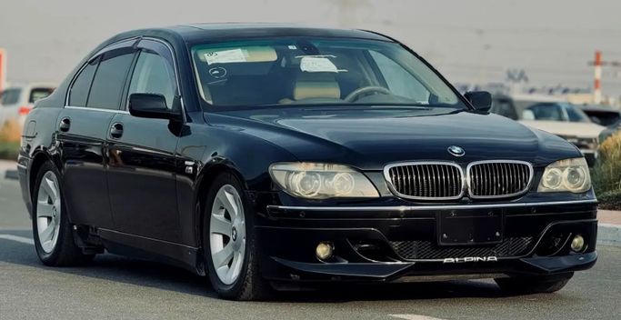 Used BMW 7 Series 750i IV (E65/E66) Facelift, 4.8 l, 2007 in Dubai by Mirza Automobile FZE, Black color. Japanese Specs | AUTO.AE | Listing #260664