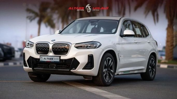 New BMW iX3 I (G08) Facelift, 2025 in Dubai by Altass Motors, White color. Other | AUTO.AE