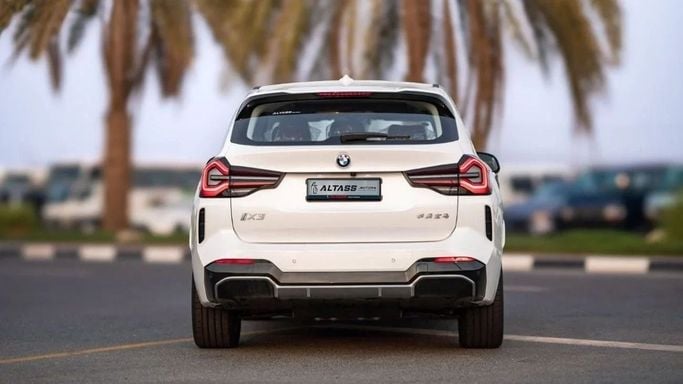 New BMW iX3 I (G08) Facelift, 2025 in Dubai by Altass Motors, White color. Other | AUTO.AE