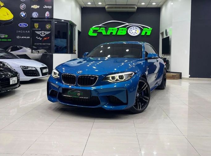 Подержанный BMW M2 F87 Рестайлинг, 3.0 л, 2017 в Дубае от Carbon Cars Синий цвет. Корейская | AUTO.AE
