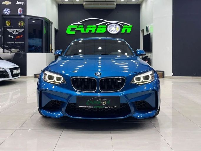 Подержанный BMW M2 F87 Рестайлинг, 3.0 л, 2017 в Дубае от Carbon Cars Синий цвет. Корейская | AUTO.AE