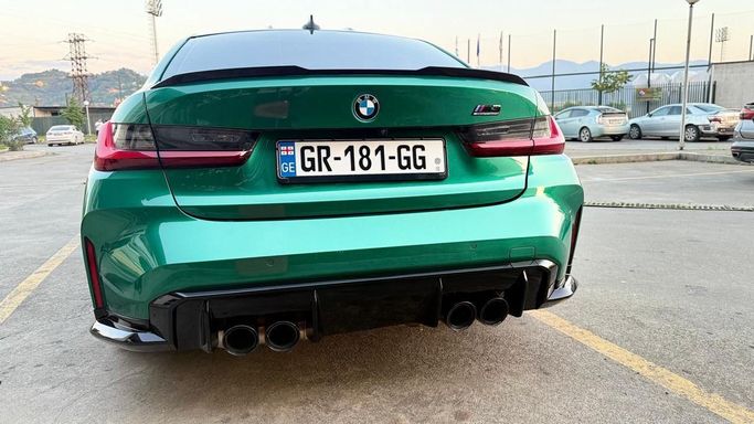 Подержанный BMW M3 Competition Package VI (G80), 3.0 л, 2022 в Дубае Зеленый цвет. Американская | AUTO.AE