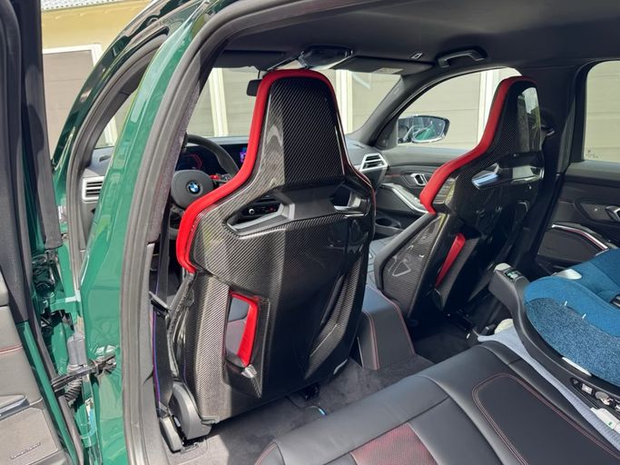 Подержанный BMW M3 CS VI (G80) Рестайлинг, 3.0 л, 2025 в Дубае от Fair Import Зеленый цвет. Европейская | AUTO.AE | Объявление #273577