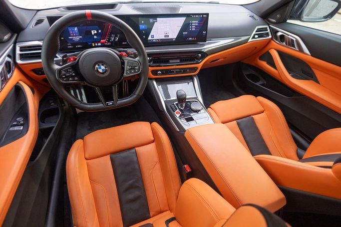 Подержанный BMW M4 Competition Package G82/G83 Рестайлинг, 3.0 л, 2025 в Дубае от Linda Cars Серый цвет. GCC | AUTO.AE