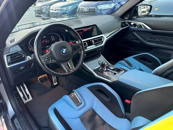 Подержанный BMW M4 Competition Package G82/G83, 3.0 л, 2023 в Дубае от Nice Cars Motos Серый цвет. Корейская | AUTO.AE