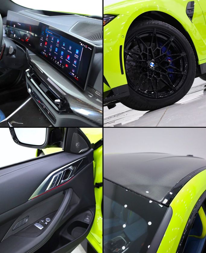 Новый BMW M4 Competition Package G82/G83 Рестайлинг, 3.0 л, 2025 в Дубае Желтый цвет. Канадская | AUTO.AE