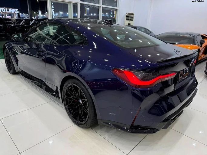 Подержанный BMW M4 Competition Package G82/G83, 3.0 л, 2023 в Дубае от GTS Motors Синий цвет. Японская | AUTO.AE