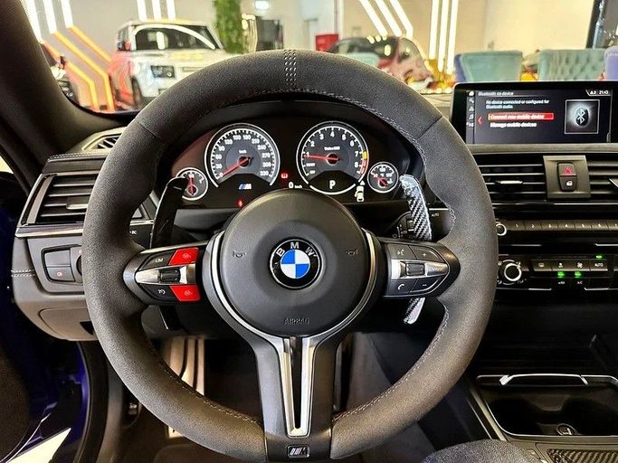 Used BMW M4 CS F82/F83 Facelift, 3.0 l, 2019 in Dubai by GE Motors, Blue color. GCC Specs | AUTO.AE