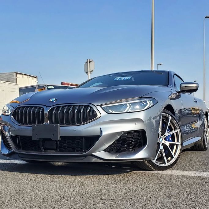 Used BMW M8 I (F91/F92/F93), 4.4 l, 2020 in Dubai by Japan Motors, Silver color. Japanese Specs | AUTO.AE