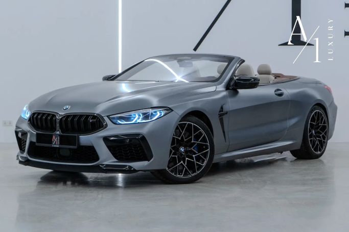 مستعملة BMW M8 ط (F91/F92/F93), 4.4 l, 2019 في في دبي من A1 Luxury Motors، اللون رمادي. المواصفات الأوروبية | AUTO.AE | إعلان #255503