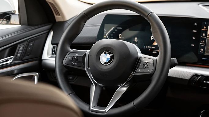 New BMW X2 sDrive25i II (U10), 2.0 l, 2025 in Dubai by Altass Motors, White color.  | AUTO.AE