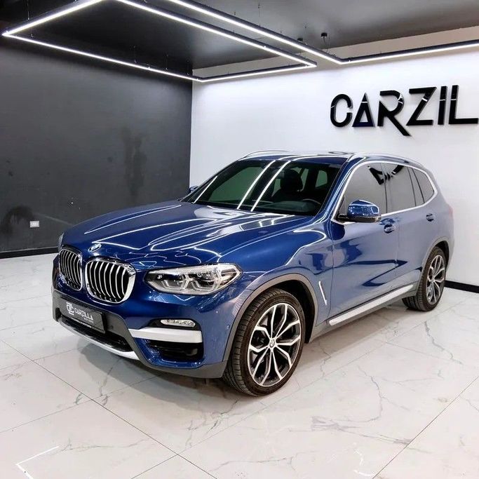 Used BMW X3 30i xDrive III (G01), 2.0 l, 2019 in Dubai by Carzilla Motors, Blue color. GCC Specs | AUTO.AE