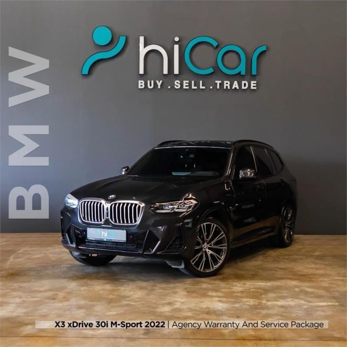 Подержанный BMW X3 30i xDrive III (G01) Рестайлинг, 2.0 л, 2022 в Дубае от Hi Car Approved Pre-Owned Cars Showroom Черный цвет. GCC | AUTO.AE | Объявление #264444