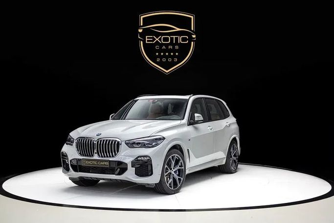 Used BMW X5 40i IV (G05/G18), 3.0 l, 2019 in Dubai by Exotic Cars, White color. GCC Specs | AUTO.AE