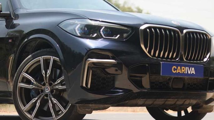 Used BMW X5 M50i IV (G05/G18), 4.4 l, 2023 in Dubai by Cariva Used Cars , Blue color. GCC Specs | AUTO.AE