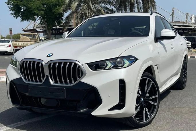 New BMW X6 40i III (G06) Facelift, 3.0 l, 2025 in Dubai by Auto Gallery DXB, White color. GCC Specs | AUTO.AE