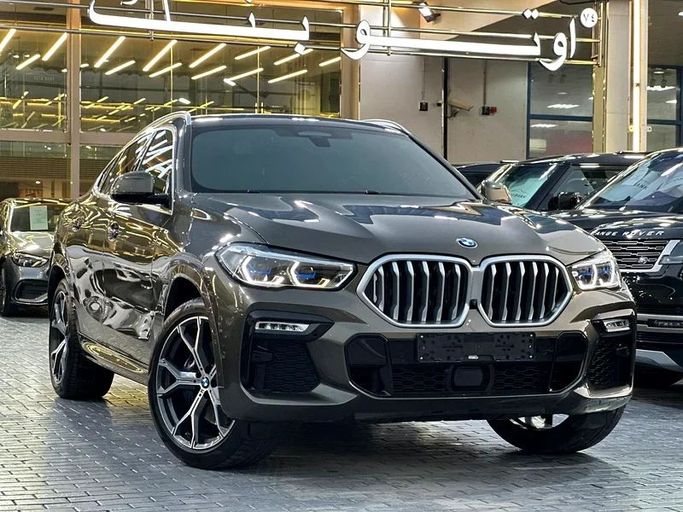 Подержанный BMW X6 40i III (G06), 3.0 л, 2021 в Дубае от Auto Bank Motors Черный цвет. Корейская | AUTO.AE