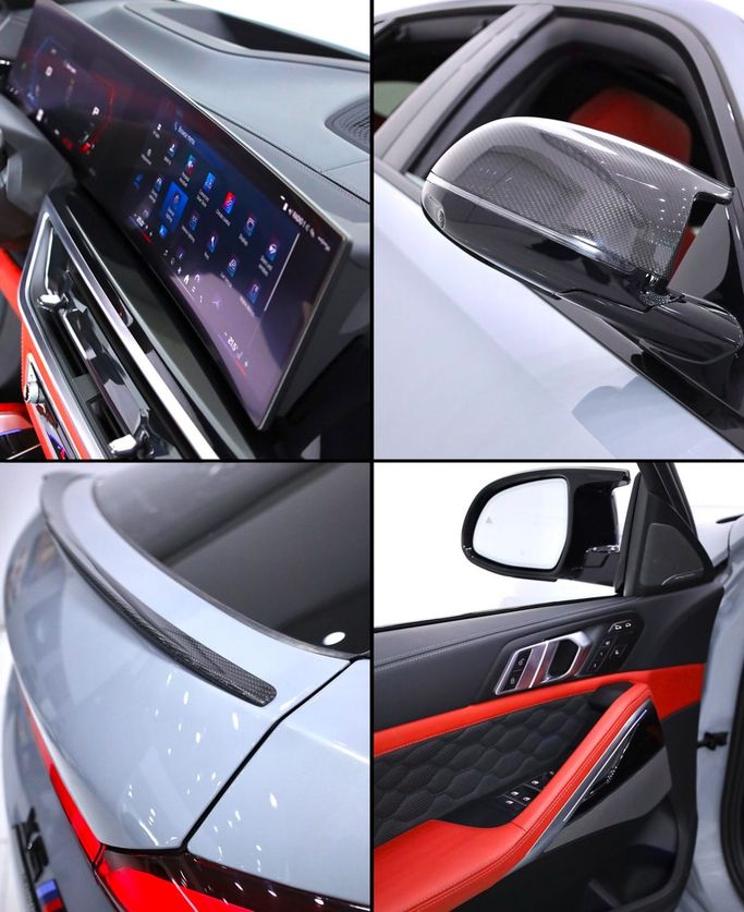 New BMW X6 M60i III (G06) Facelift, 4.4 l, 2025 in Dubai, Grey color. Canadian Specs | AUTO.AE