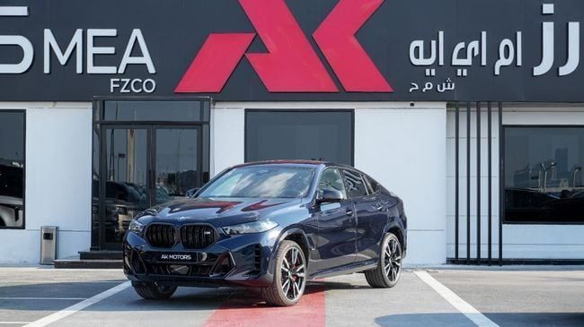 جديدة BMW X6 M60i xDrive عملية شد الوجه III (G06), 4.4 l, 2026 في في دبي من AK Motors MEA، اللون أسود. المواصفات الأوروبية | AUTO.AE