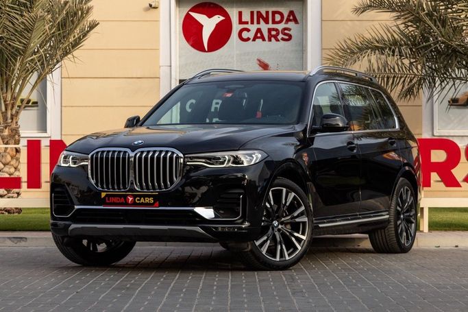 Used BMW X7 40i I (G07), 3.0 l, 2020 in Dubai by Linda Cars, Black color. GCC Specs | AUTO.AE
