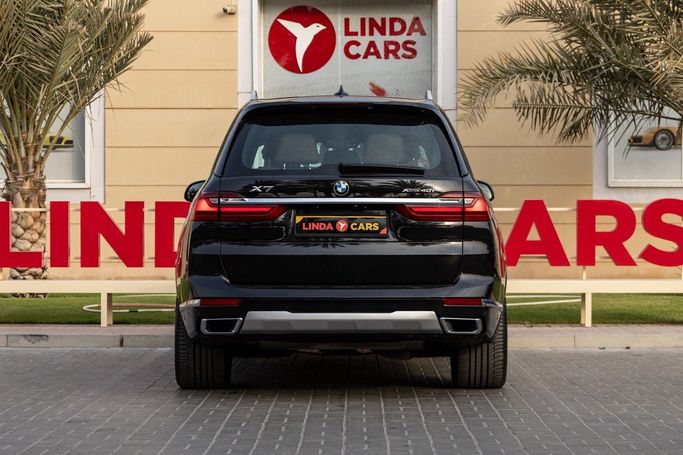 Used BMW X7 40i I (G07), 3.0 l, 2020 in Dubai by Linda Cars, Black color. GCC Specs | AUTO.AE