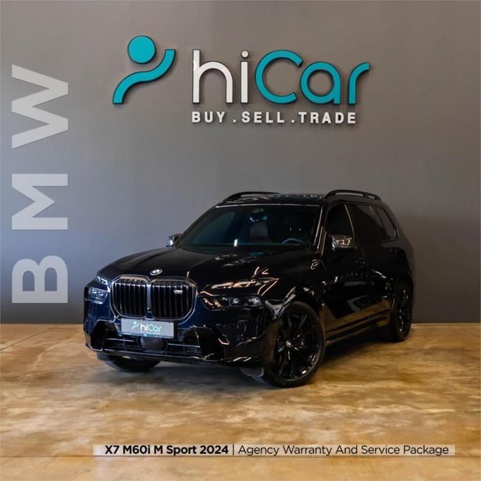 مستعملة BMW X7 M60i I (G07) فيس ليفت, 4.4 l, 2024 في في دبي من Hi Car Approved Pre-Owned Cars Showroom، اللون أسود. مواصفات الخليج | AUTO.AE | إعلان #264453