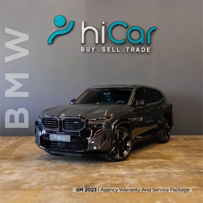 Used BMW XM, 4.4 l, 2023 in Dubai by Hi Car Approved Pre-Owned Cars Showroom, Grey color. GCC Specs | AUTO.AE | Listing #264456
