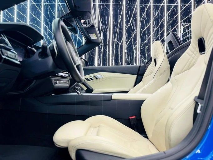 Used BMW Z4 M40i III (G29), 3.0 l, 2019 in Dubai by Zeus Motors, Blue color. GCC Specs | AUTO.AE