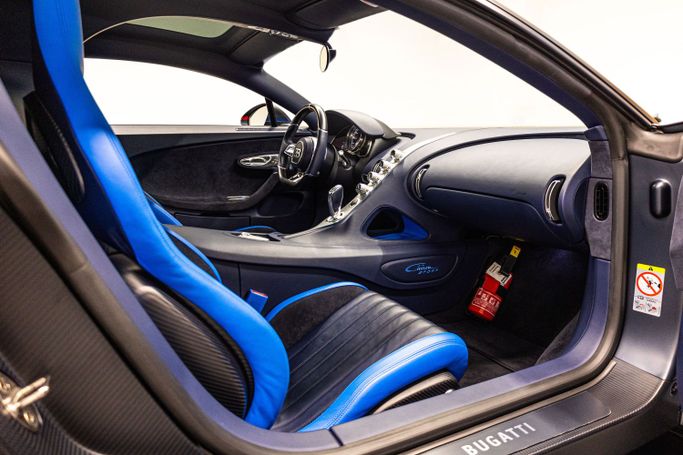 Used Bugatti Chiron, 8.0 l, 2020 in Dubai by PUPIL OF FATE MOTORS, Black color. GCC Specs | AUTO.AE