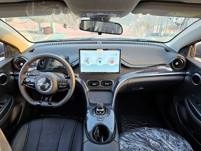 New BYD e2 I Facelift, 2025 in Dubai by Soltan Auto, Grey color. Chinese Specs | AUTO.AE