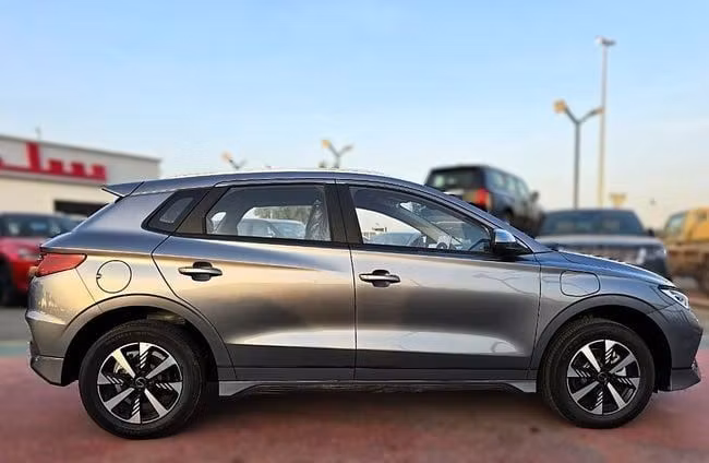 New BYD e2 I Facelift, 2025 in Dubai by Soltan Auto, Grey color. Chinese Specs | AUTO.AE