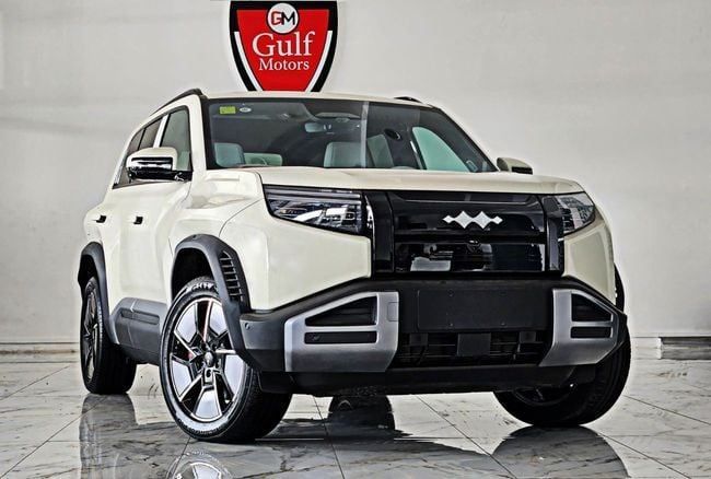 New BYD FangChengBao Titanium 3, 2025 in Dubai by Gulf Motors, White color. Chinese Specs | AUTO.AE