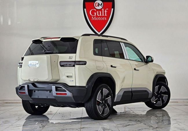 New BYD FangChengBao Titanium 3, 2025 in Dubai by Gulf Motors, White color. Chinese Specs | AUTO.AE