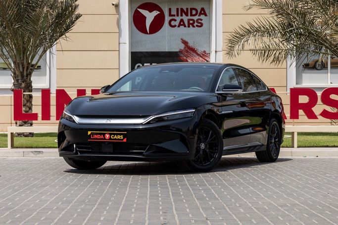 New BYD Han I Facelift, 1.5 l, 2024 in Dubai by Linda Cars, Black color. Chinese Specs | AUTO.AE