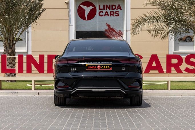 New BYD Han I Facelift, 1.5 l, 2024 in Dubai by Linda Cars, Black color. Chinese Specs | AUTO.AE