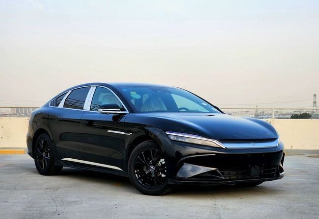 Новый BYD Han I Рестайлинг, 1.5 л, 2024 в Дубае от Gulf Motors Черный цвет. Китайская | AUTO.AE