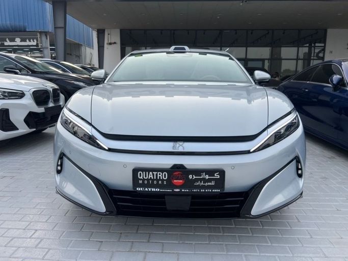 New BYD Han I Facelift 2, 1.5 l, 2025 in Dubai by Quatro Motors, Silver color.  | AUTO.AE